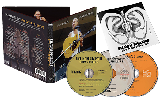 Shawn Phillips 3 CD boxset Live In The Seventies picture